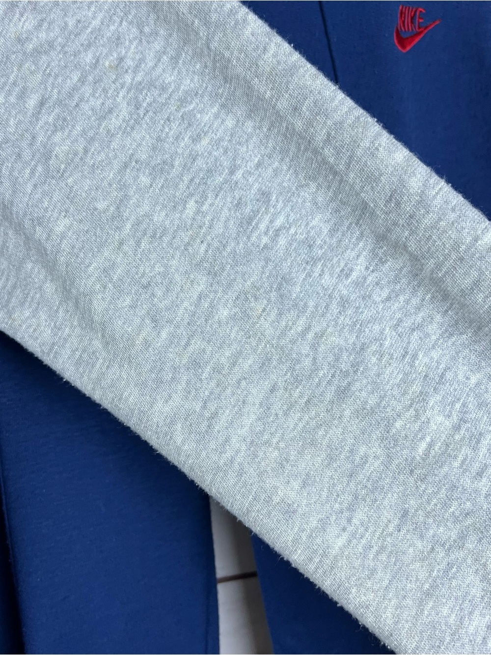 Nike Blue Tag Vintage 80s 2 Piece Tracksuit Set Size Small Mens Navy Gray - Picture 11 of 15